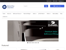 Tablet Screenshot of nationalpipecorp.com